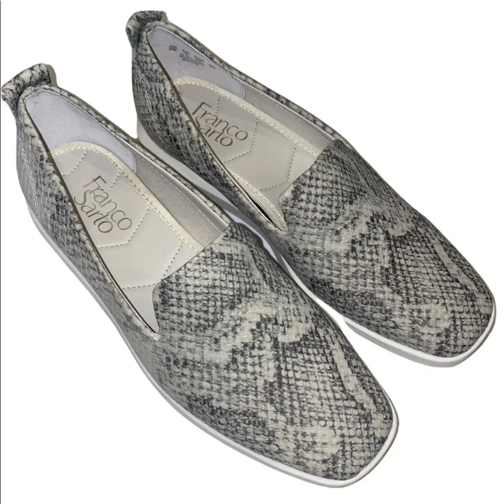 Franco Sarto NWOB Boston Snake Print Slip-On Shoe